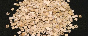 Scrabble stukjes